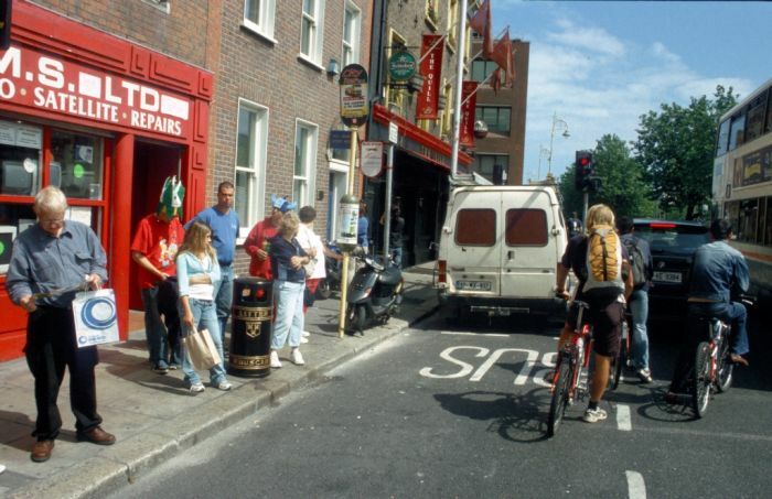 auf den Straßen von Dublin