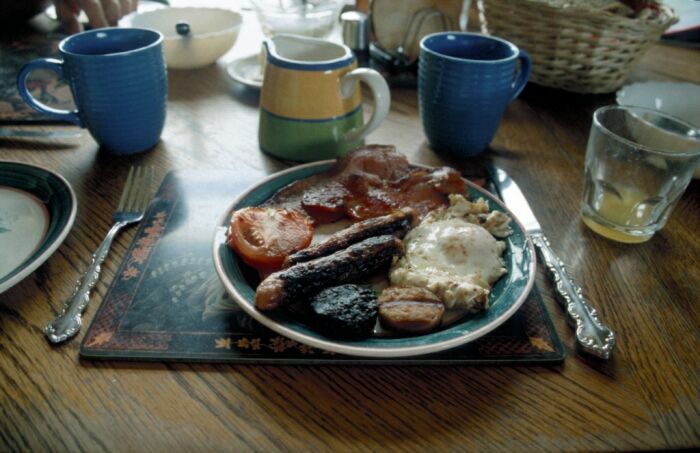 traditionelles Frühstück bei den O`Conners