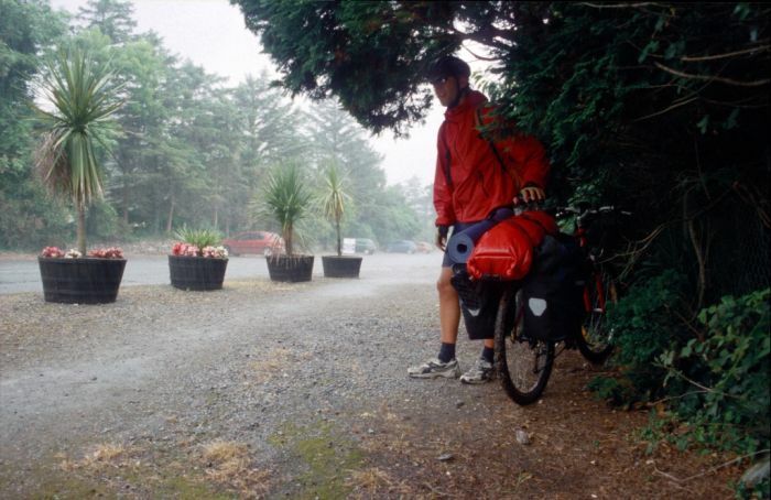 nahc knapp 5 km kam der Regen