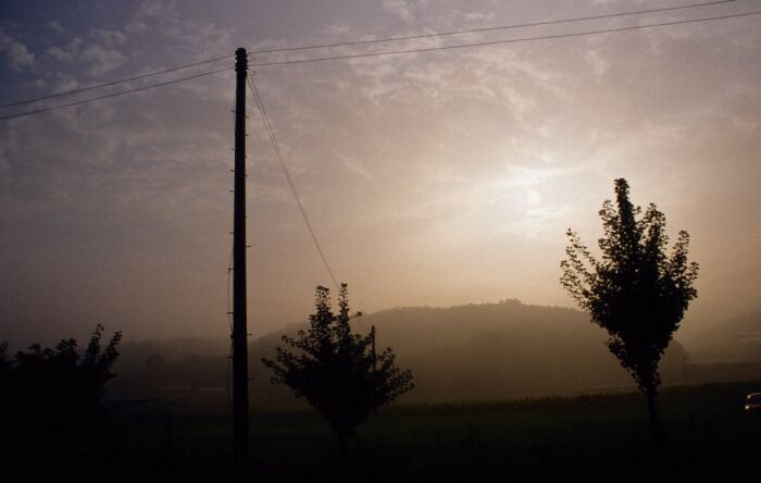 der Nebel am Morgen versprach gutes Wetter