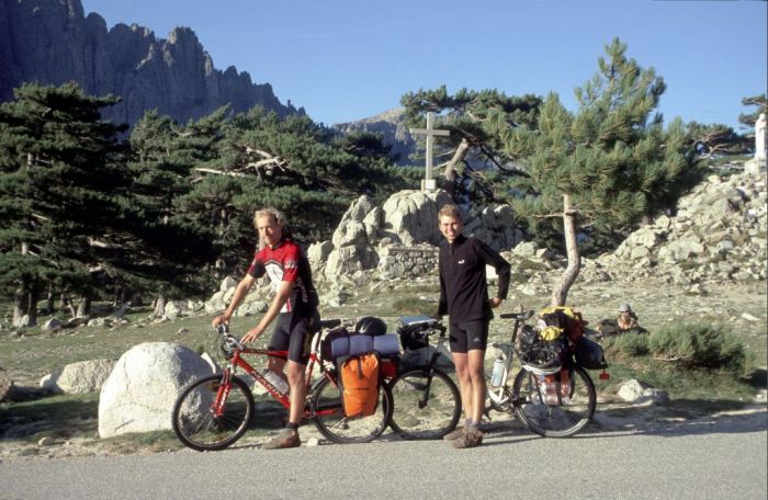 Conrad und Robert am Col de Bavella