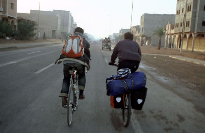 ein Student begleitet uns bis nach Zagora