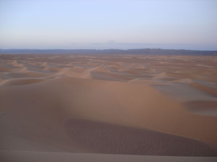 der Blick auf die Dünen