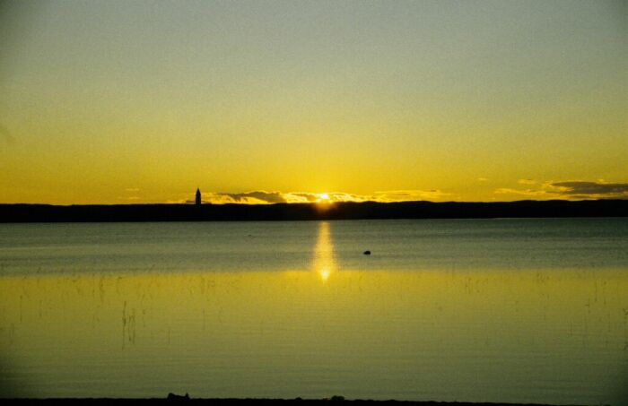 schöner Sonnenuntergang 