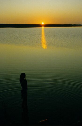 Marie im Wasser