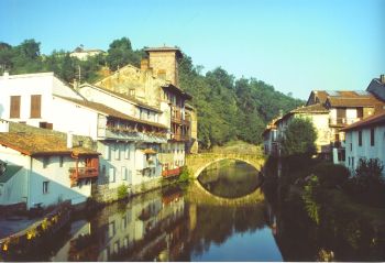 malerische Orte im Baskenland