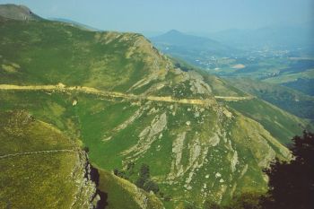 im Grenzgebiet von Spanien und Frankreich