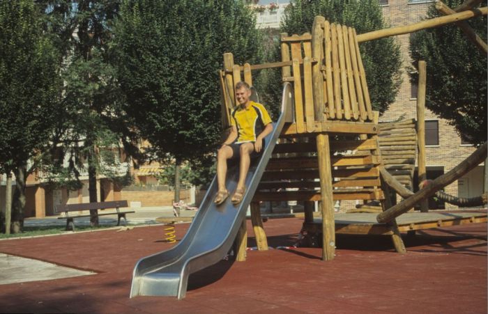 Kinderfreude auf dem Spielplatz