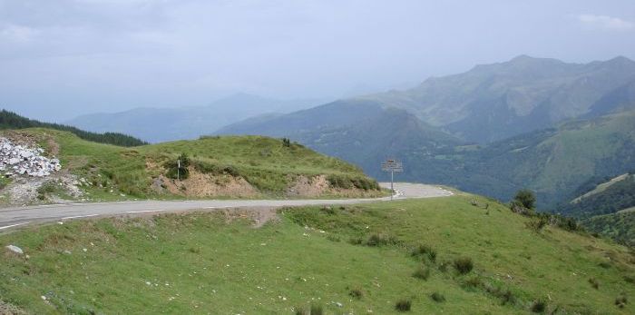 nun beginnt die 11 km lange Abfahrt nach Auc