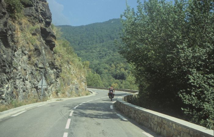 Mäfju während des Anstiegs zum Col de Mente