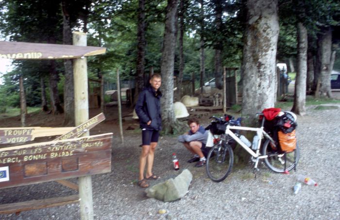 erschöpft auf dem Col de Mente